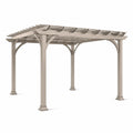 Pergola en aluminium beige 3x3 m