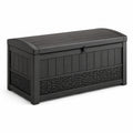 Coffre de rangement extérieur en plastique anthracite 270L