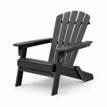 Chaise Adirondack en bois d'acacia gris