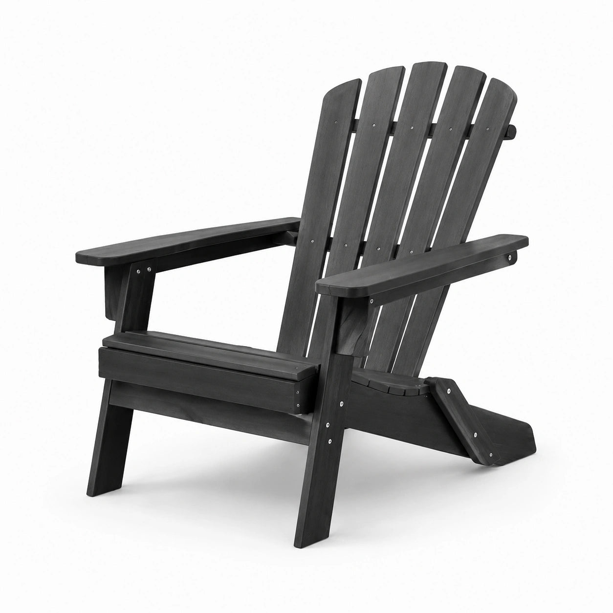Chaise Adirondack en bois d'acacia gris